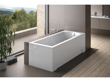 Olsen Spa  Shea VANSHEA180+OLVPINOZSTELWD - Obdélníková vana SHEA