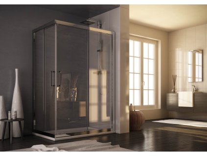 Olsen Spa  Slide BLRO302CC+BLRO309CC - Obdélníkový sprchový kout ROMA