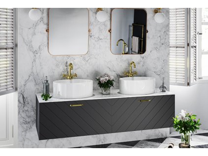 Olsen Spa  FLOO NASUF654NZP - Spodní skříňka FLOO černá matná