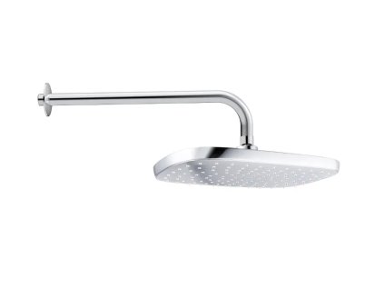 kielle 20118SE0 - Hlavová sprcha 290, 1 proud, sprchové rameno 35 cm, chrom/bílá