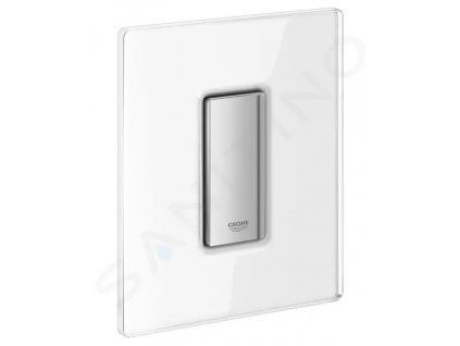 Grohe 38846LS0 - Ovládací tlačítko, chrom/sklo, měsíční bílá