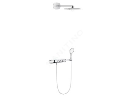 Grohe 26443LS0 - Sprchový set Duo pod omítku s termostatem, 36 cm, měsíční bílá