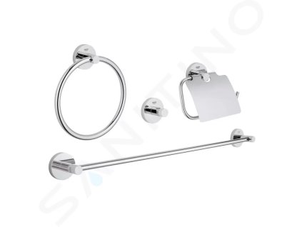 Grohe 40776001 - Sada doplňků do koupelny 4 v 1, chrom
