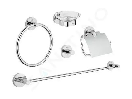 Grohe 40344001 - Sada doplňků do koupelny 5 v 1, chrom