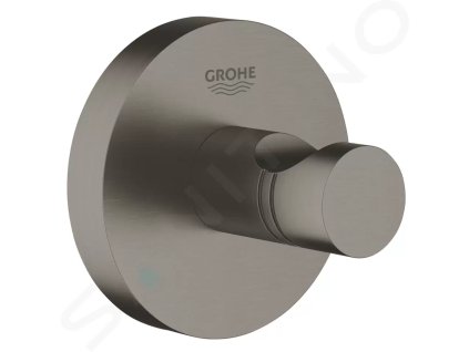 Grohe 40364AL1 - Háček na koupací plášť, kartáčovaný tmavý grafit
