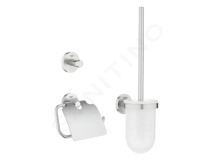 Grohe 40407DC1 - Sada doplňků pro toaletu 3 v 1, supersteel