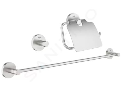Grohe 40775DC1 - Sada doplňků do koupelny 3 v 1, supersteel