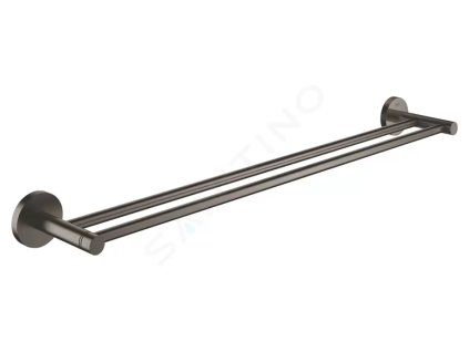 Grohe 40802AL1 - Dvouramenný držák na ručníky, kartáčovaný tmavý grafit