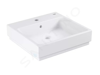 Grohe 3947800H - Umyvadlo s přepadem, 50x49 cm, PureGuard, alpská bílá