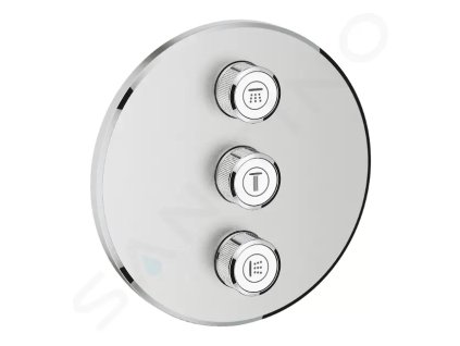 Grohe 29122DC0 - Třícestný ovladač pod omítku, supersteel