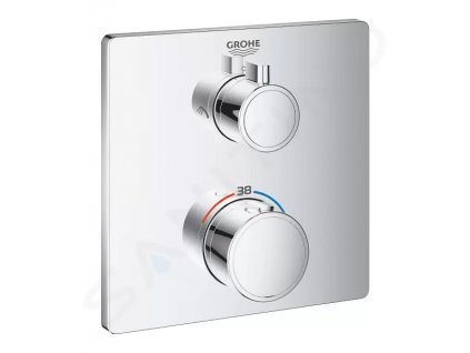 Grohe 24079000 - Termostatická sprchová baterie pro 2 spotřebiče, chrom