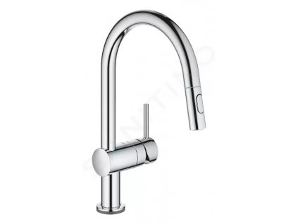 Grohe 31358002 - Elektronická dřezová baterie s výsuvnou sprškou, chrom