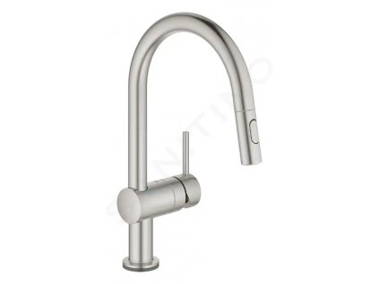 Grohe 31358DC2 - Elektronická dřezová baterie s výsuvnou sprškou, supersteel