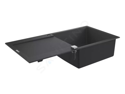Grohe 31645AP0 - Kompozitní dřez K500 s automatickým odtokem, 100x50 cm, granitová černá