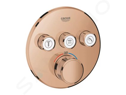 Grohe 29121DA0 - Termostatická sprchová podomítková baterie, 3 ventily, Warm Sunset
