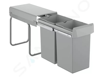 Grohe 40855000 - Vestavný odpadkový koš 30 cm, dělený 15/15 l