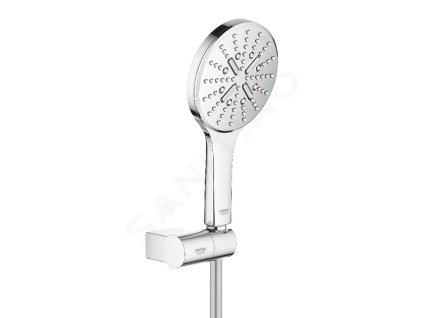 Grohe 26580000 - Sada sprchové hlavice 130 9,5 l/min, 3 proudy, držáku a hadice, chrom