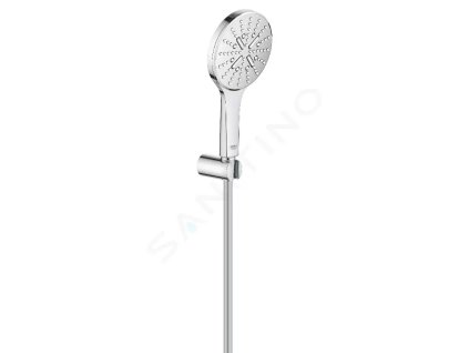 Grohe 26581000 - Sada sprchové hlavice 130 9,5 l/min, 3 proudy, držáku a hadice, chrom
