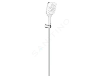 Grohe 26589LS0 - Sada sprchové hlavice 130 9,5 l/min, 3 proudy, držáku a hadice, měsíční bílá