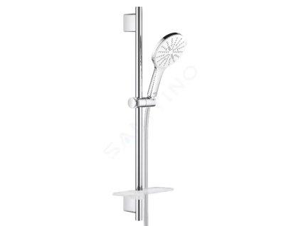 Grohe 26576LS0 - Sada sprchové hlavice 130, 3 proudy, tyče 60 cm a hadice, měsíční bílá