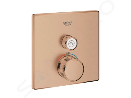 Grohe 29123DL0 - Termostatická sprchová baterie pod omítku s 1 ventilem, kartáčovaný Warm Sunset