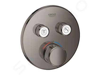 Grohe 29119A00 - Termostatická sprchová baterie pod omítku, 2 ventily, Hard Graphite