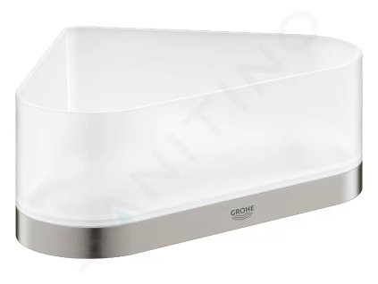 Grohe 41038DC0 - Miska do sprchy s držákem, rohová, supersteel