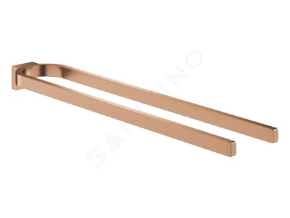 Grohe 41059DL0 - Dvojitý držák na ručníky, kartáčovaný Warm Sunset