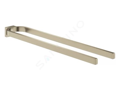 Grohe 41059EN0 - Dvojitý držák na ručníky, kartáčovaný nikl