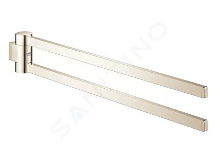 Grohe 41063BE0 - Dvojitý držák na ručníky, otočný, leštěný nikl
