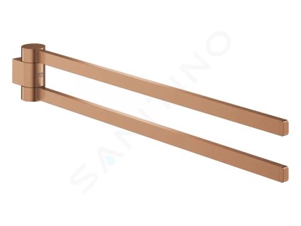 Grohe 41063DL0 - Dvojitý držák na ručníky, otočný, kartáčovaný Warm Sunset