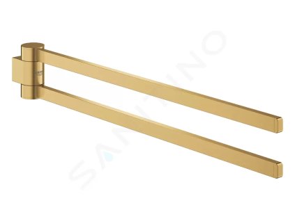 Grohe 41063GN0 - Dvojitý držák na ručníky, otočný, kartáčovaný Cool Sunrise