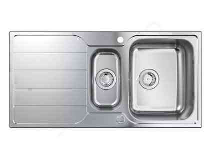 Grohe 31572SD1 - Dřez K500 s automatickým odtokem, 100x50 cm, kartáčovaná nerez