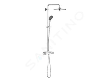 Grohe 26403002 - Sprchový set 260 s termostatem na zeď a poličkou, chrom