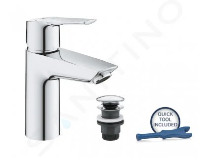 Grohe 23551002 - Umyvadlová baterie s výpustí Push-Open, studený start, chrom