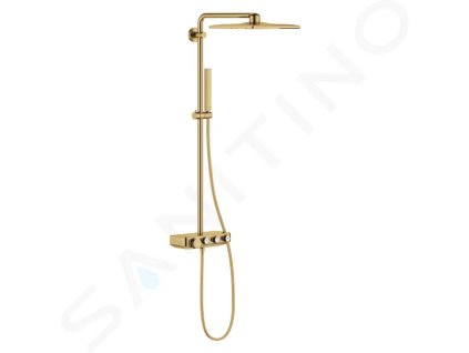 Grohe 26508GN0 - Sprchový set Cube 310 Duo s termostatem, 2 proudy, kartáčovaný Cool Sunrise