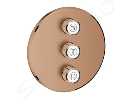 Grohe 29122DL0 - Třícestný ovladač pod omítku, kartáčovaný Warm Sunset