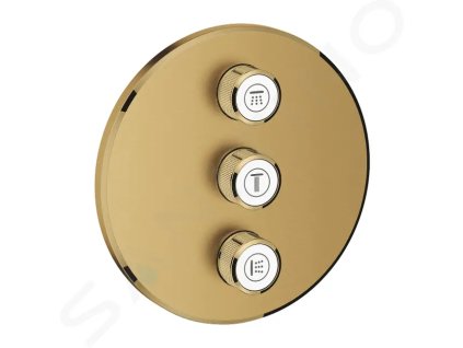 Grohe 29122GN0 - Třícestný ovladač pod omítku, kartáčovaný Cool Sunrise