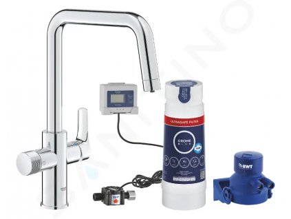 Grohe 30594000 - Set dřezové baterie Start s filtrací Ultrasafe, chrom