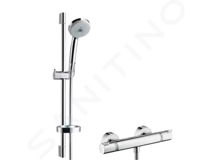 Hansgrohe 27086000 - Sprchový set s termostatem, 3 proudy, tyč 65 cm, chrom