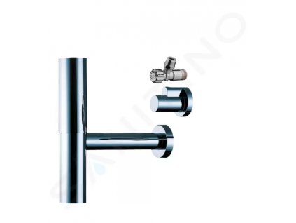 Hansgrohe 52120000 - Designový sifon Flowstar s rohovými ventily, chrom