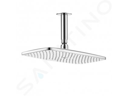 Hansgrohe 27381000 - Hlavová sprcha E 360 Air, 1 proud, přívod od stropu 10 cm, chrom