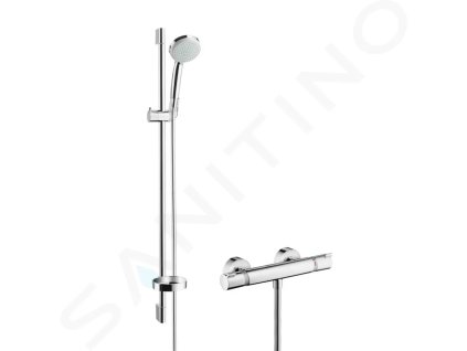 Hansgrohe 27033000 - Sprchový set Vario s termostatem, EcoSmart 9 l/min, chrom