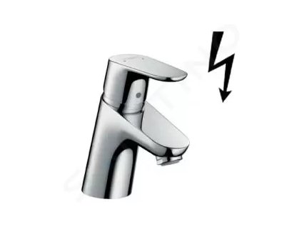 Hansgrohe 31132000 - Páková umyvadlová baterie 70 pro beztlakové ohřívače vody, chrom