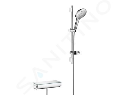 Hansgrohe 27036400 - Sprchový set s termostatem, 15 cm, 3 proudy, bílá/chrom