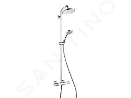 Hansgrohe 27185000 - Sprchový set Showerpipe s termostatem, 22 cm, 4 proudy, chrom
