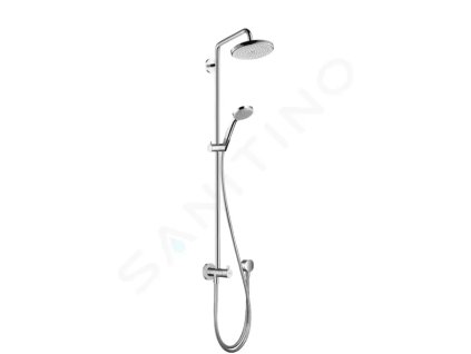 Hansgrohe 27224000 - Sprchový set Reno, 22 cm, sprchové rameno 40 cm, 1 proud, chrom
