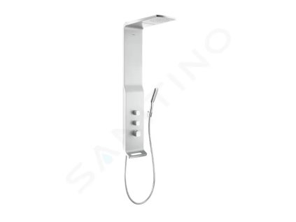 Hansgrohe 27008000 - Sprchový panel Lift 180 2jet, matný chrom