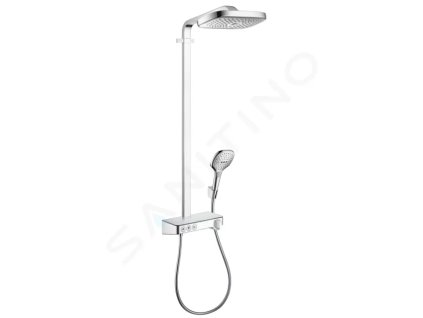 Hansgrohe 27127000 - Sprchový set Showerpipe 300 s termostatem ShowerTablet Select, 3 proudy, chrom