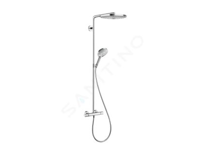 Hansgrohe 27133400 - Sprchový set s termostatem, 30 cm, 2 proudy, bílá/chrom